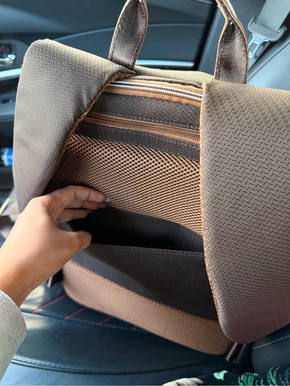 DELSEY Paris Chatelet Air 2.0 Travel Laptop Backpack Chocolate Brown - Picture 12 of 14